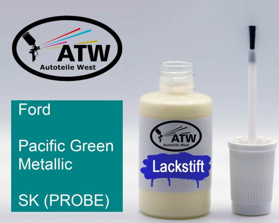 Ford, Pacific Green Metallic, SK (PROBE): 20ml Lackstift, von ATW Autoteile West.